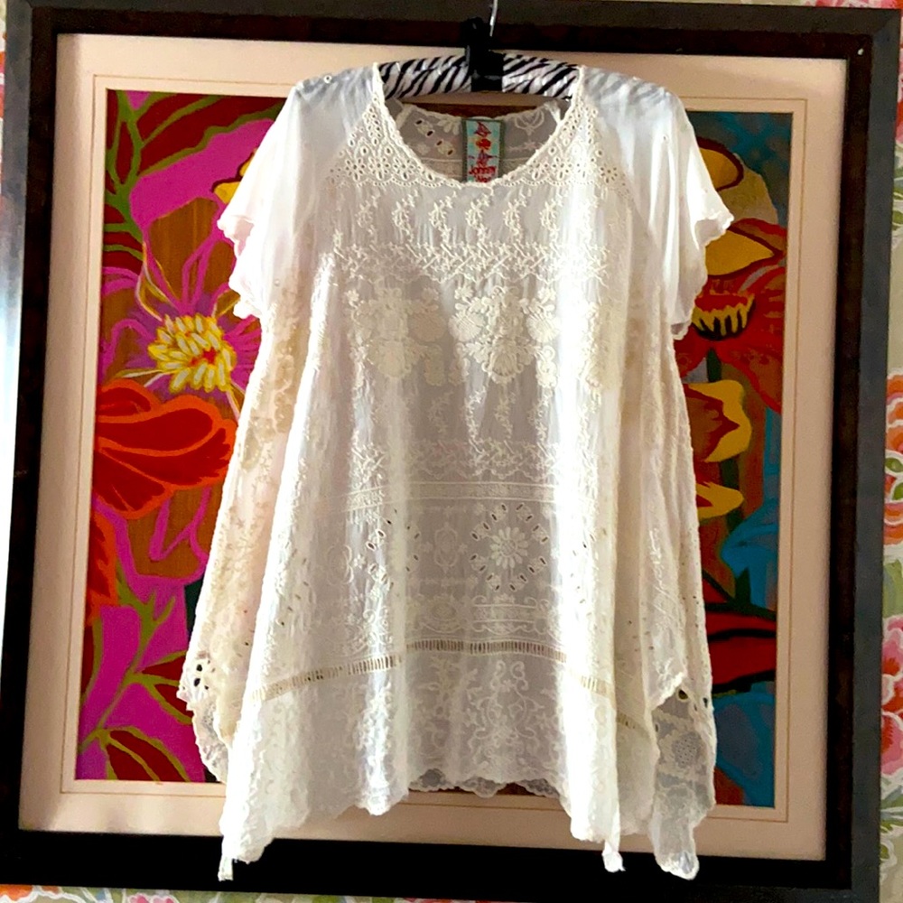 Johnny Was Sutera Tunic natural xs